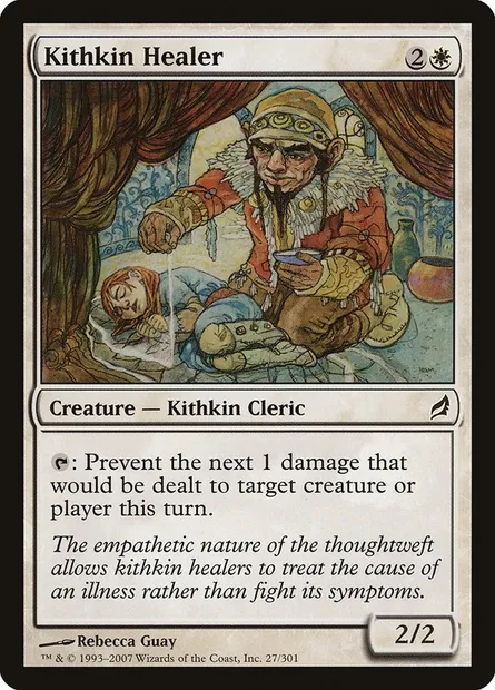 Kithkin Healer, Magic card LRW 27 — Lorwyn set