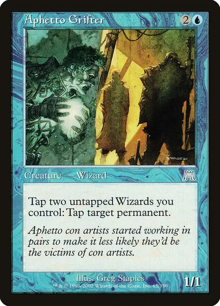 Aphetto Grifter, Magic card ONS 65 — Onslaught set