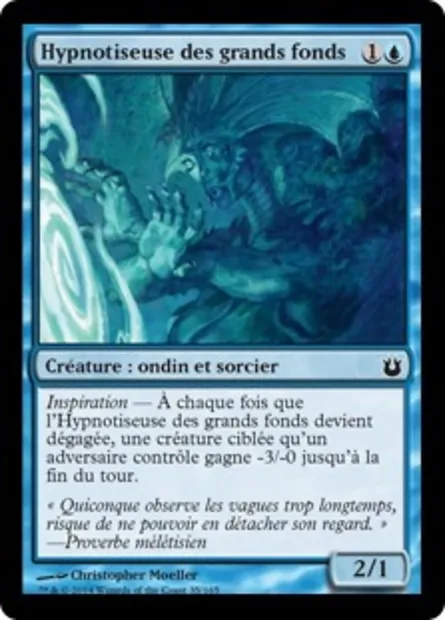 Hypnotiseuse des grands fonds, carte Magic BNG 35 — extension Créations divines