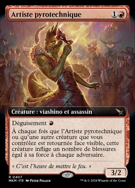Artiste pyrotechnique, carte Magic MKM 407 — extension Murders at Karlov Manor