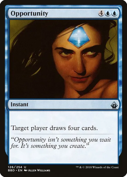 Opportunity, Magic card BBD 126 — Battlebond set