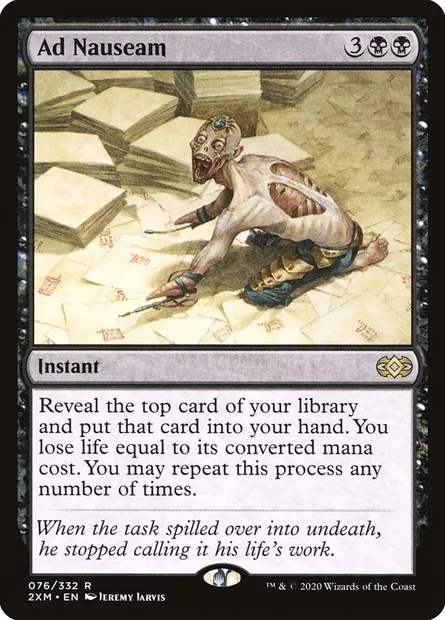 Ad Nauseam, Magic card 2XM 76 — Double Masters set