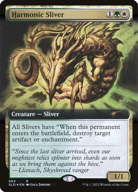 Harmonic Sliver, Magic card SLD 663 — Secret Lair Drop set