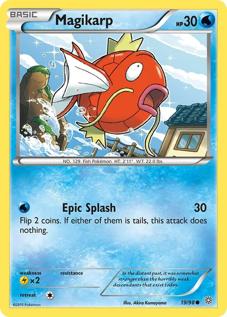 Magikarp, Pokémon card AOR 19 — Ancient Origins set