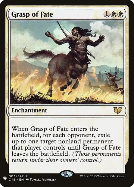 Emprise du destin, carte Magic PLST C15-3 — extension The List