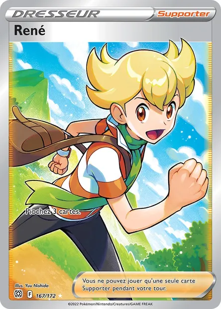 René, carte Pokémon BRS 167 — extension Stars Étincelantes