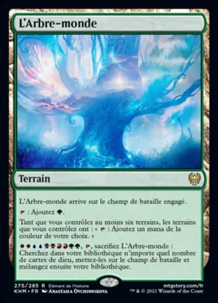 L'Arbre-monde, carte Magic KHM 275 — extension Kaldheim