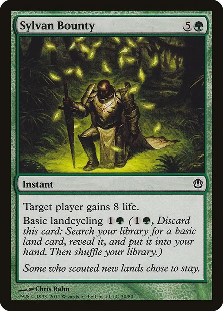 Sylvan Bounty, Magic card DDH 30 — Duel Decks: Ajani vs. Nicol Bolas set