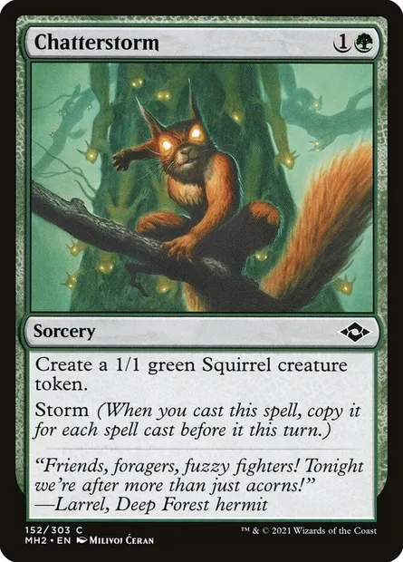 Chatterstorm, Magic card MH2 152 — Modern Horizons 2 set
