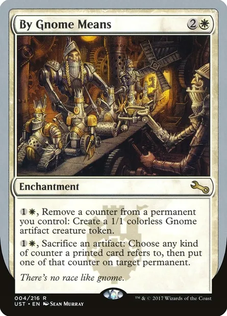 By Gnome Means, Magic card UST 4 — Unstable set