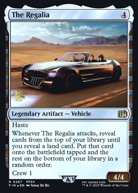 The Regalia, Magic card PFIN 267s — Final Fantasy Promos set
