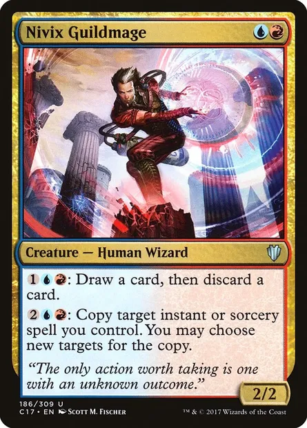 Nivix Guildmage, Magic card C17 186 — Commander 2017 set