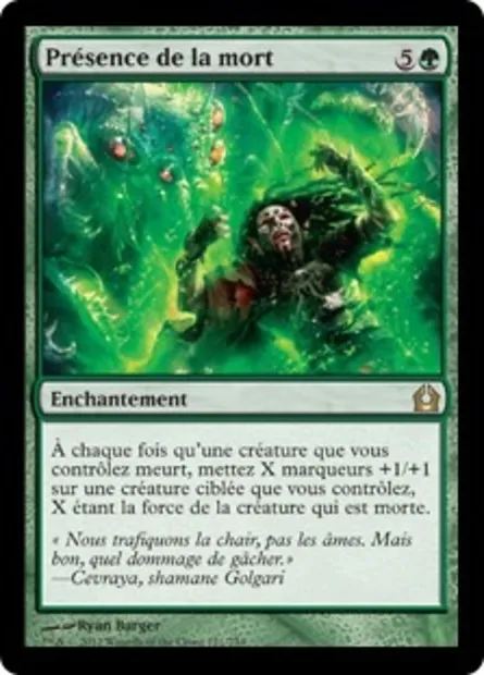 Présence de la mort, carte Magic RTR 121 — extension Retour à Ravnica