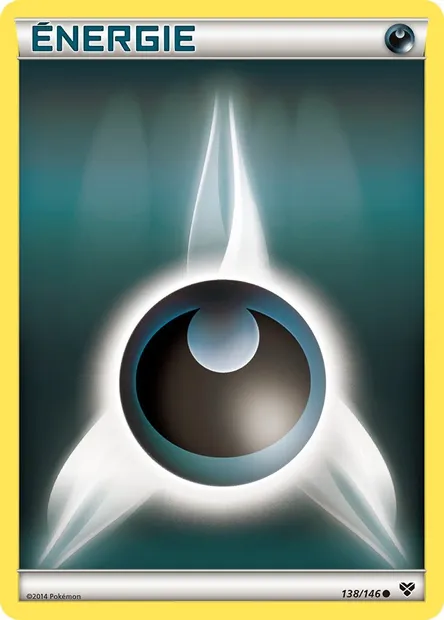 Énergie Obscurité, carte Pokémon XY 138 — extension XY