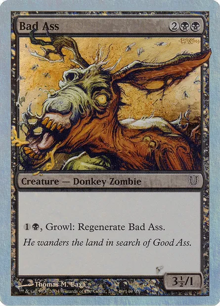 Bad Ass, Magic card UNH 49★ — Unhinged set