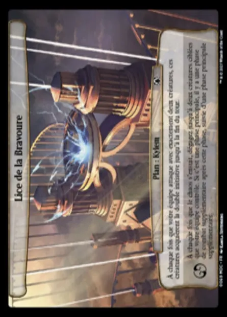 Lice de la Bravoure, carte Magic MOC 69 — extension March of the Machine Commander