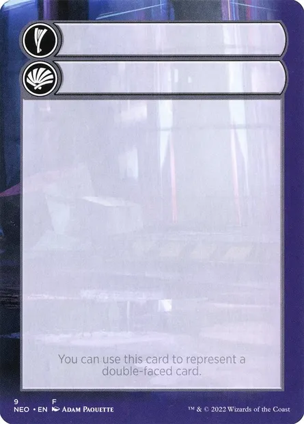 Double-Faced Substitute Card, Magic card SNEO 9 — Kamigawa: Neon Dynasty Substitute Cards set