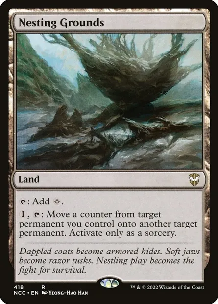 Nesting Grounds, Magic card NCC 418 — New Capenna Commander set