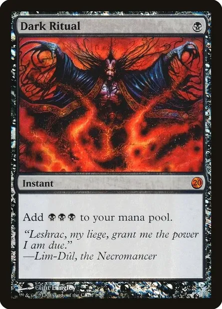 Messe noire, carte Magic V13 1 — extension From the Vault: Twenty