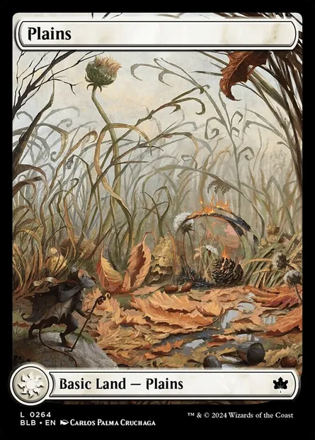 Plains, Magic card BLB 264 — Bloomburrow set