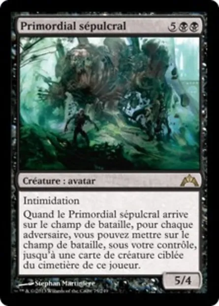 Primordial sépulcral, carte Magic GTC 75 — extension Insurrection