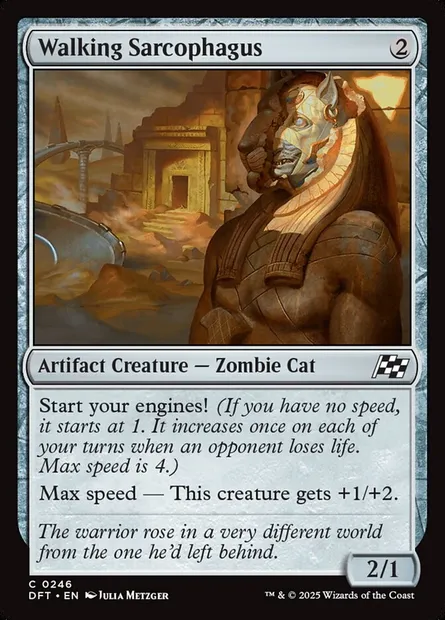 Walking Sarcophagus, Magic card DFT 246 — Aetherdrift set