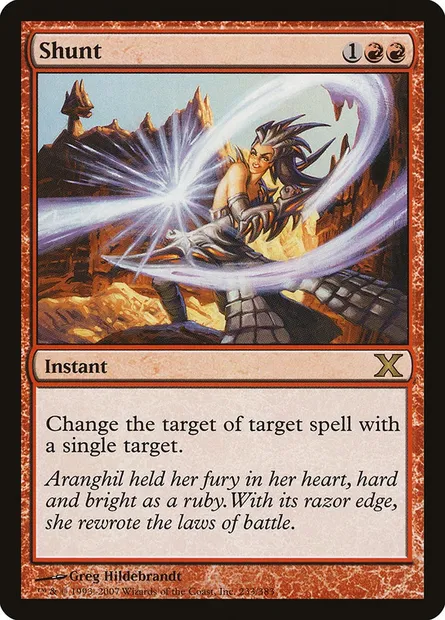 Shunt, Magic card 10E 233 — Tenth Edition set
