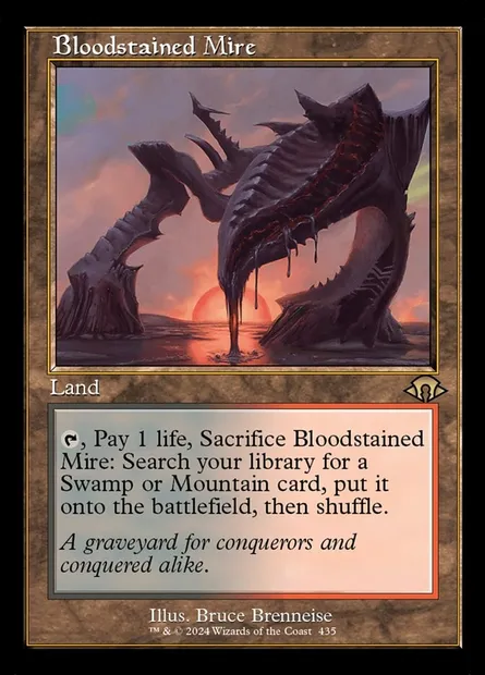 Bloodstained Mire, Magic card MH3 435 — Modern Horizons 3 set