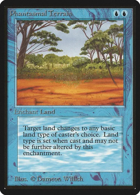 Phantasmal Terrain, Magic card LEB 69 — Limited Edition Beta set