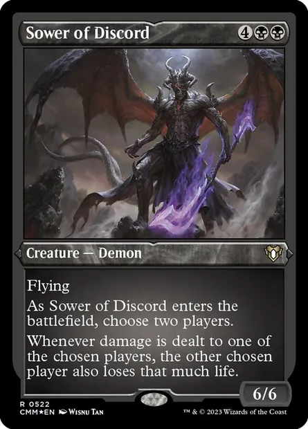 Sower of Discord, Magic card CMM 522 — Commander Masters set