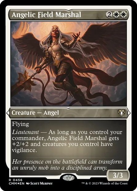 Angelic Field Marshal, Magic card CMM 456 — Commander Masters set
