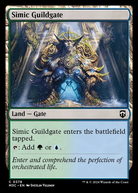 Simic Guildgate, Magic card M3C 378 — Modern Horizons 3 Commander set