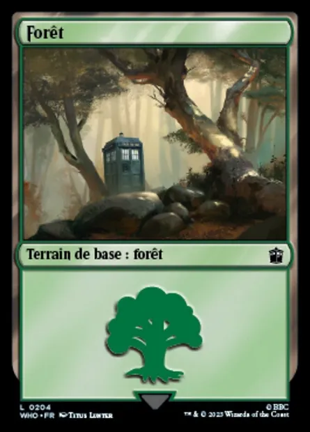 Forêt, carte Magic WHO 204 — extension Doctor Who