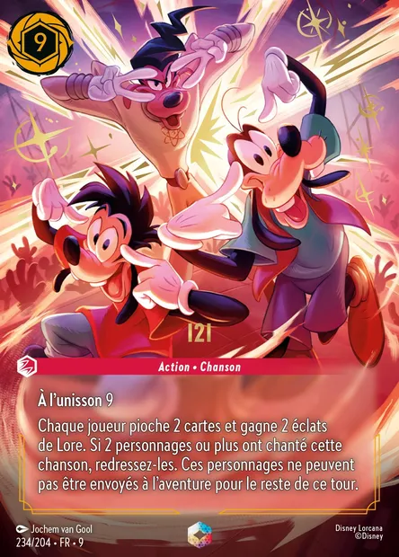 I2I, carte Disney Lorcana CH9-234 — extension Fabuleux
