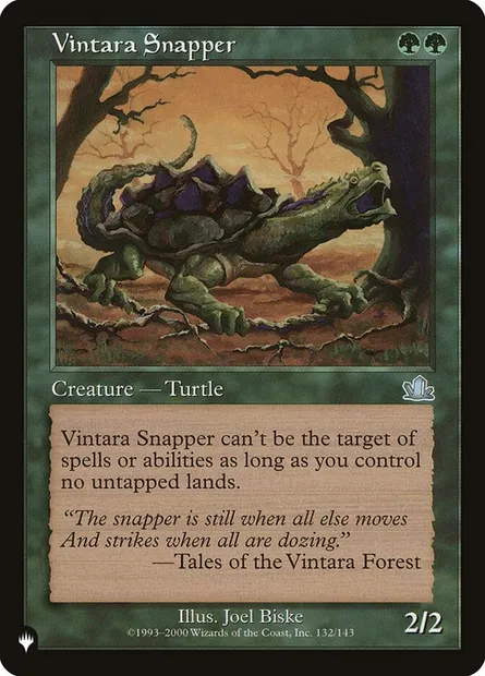 Vintara Snapper, Magic card PLST PCY-132 — The List set