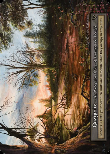 Quagmire, carte Sorcery BET 382 — extension Beta