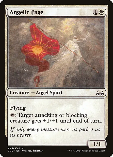 Angelic Page, Magic card DVD 3 — Duel Decks Anthology: Divine vs. Demonic set