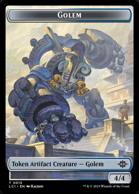 Golem, Magic card TLCI 13 — The Lost Caverns of Ixalan Tokens set