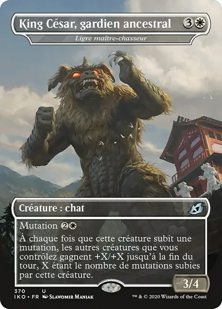 Ligre maître-chasseur, carte Magic IKO 370 — extension Ikoria: Lair of Behemoths