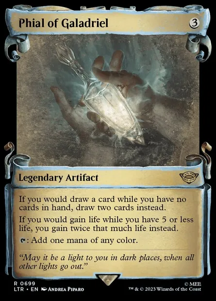Phial of Galadriel, Magic card LTR 699 — The Lord of the Rings: Tales of Middle-earth set