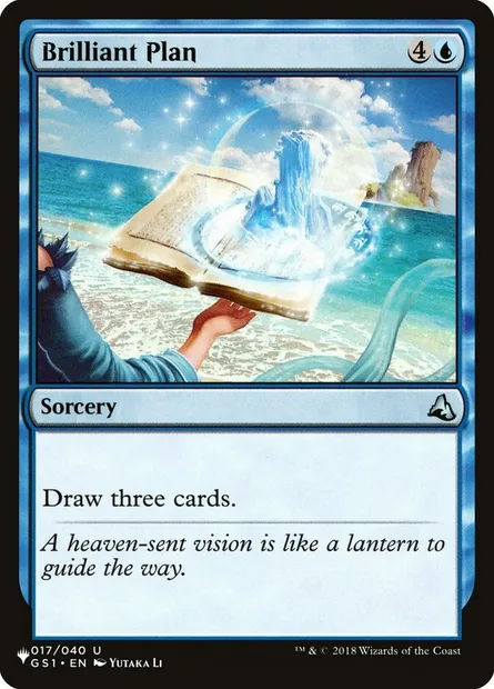 Plan brillant, carte Magic PLST GS1-17 — extension The List