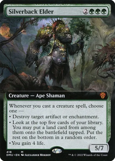 Silverback Elder, Magic card DMU 418 — Dominaria United set