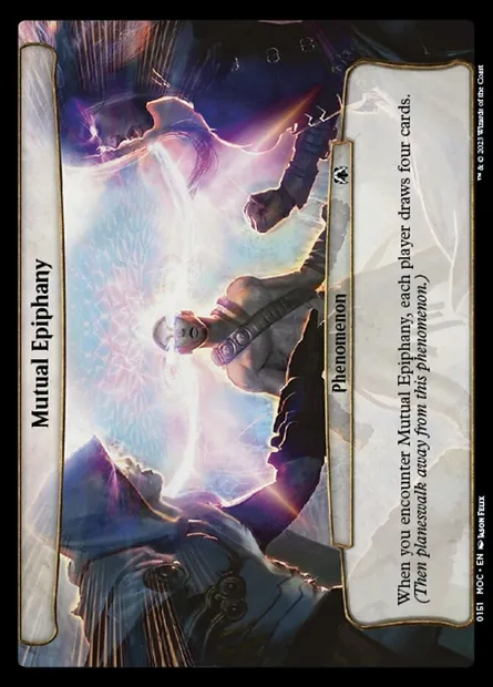 Mutual Epiphany, Magic card MOC 151 — March of the Machine Commander set