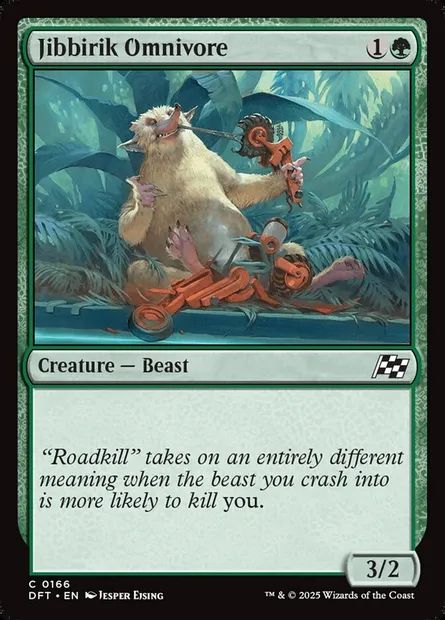 Jibbirik Omnivore, Magic card DFT 166 — Aetherdrift set
