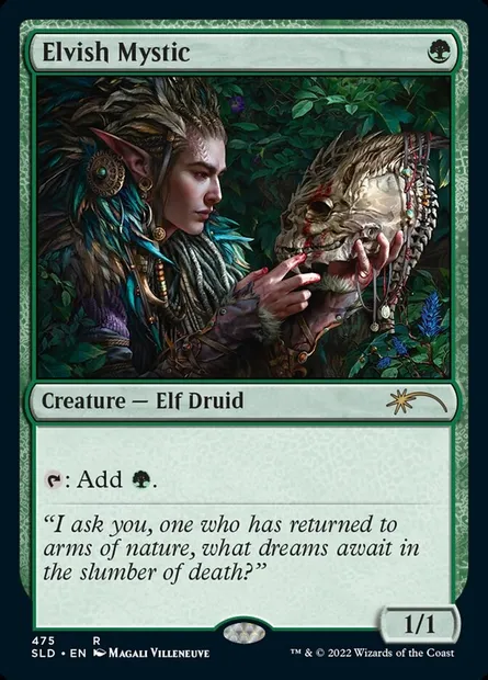 Mystique elfe, carte Magic SLD 475 — extension Secret Lair Drop