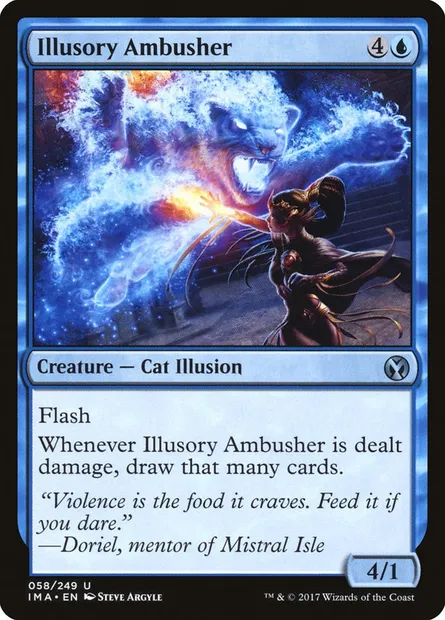 Illusory Ambusher, Magic card IMA 58 — Iconic Masters set