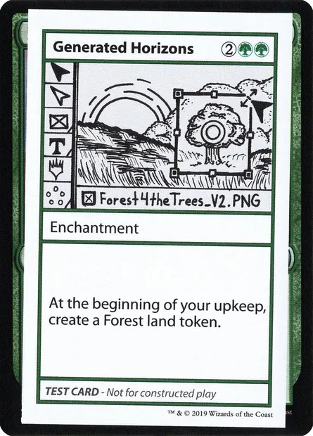 Generated Horizons, carte Magic CMB2 75 — extension Mystery Booster Playtest Cards 2021