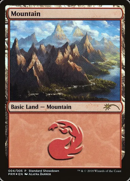 Montagne, carte Magic PSS3 4 — extension M19 Standard Showdown