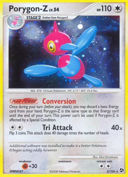 Porygon-Z, Pokémon card GE 6 — Great Encounters set