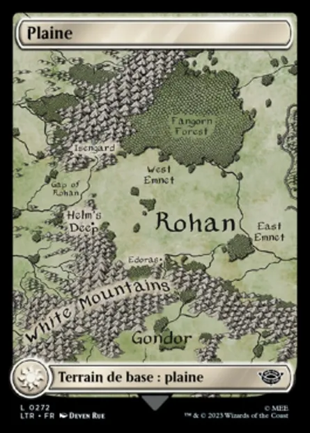Plaine, carte Magic LTR 272 — extension Le Seigneur des Anneaux : chroniques de la Terre du Milieu